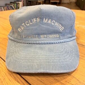 Vintage Blue Corduroy Trucker Hat